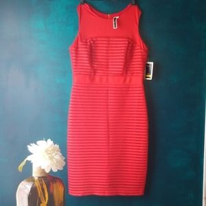 NWT Julian Taylor Sleeveless Sheath Dress